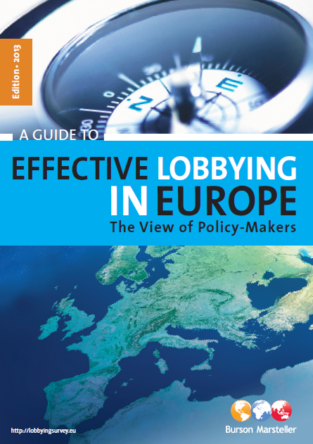 New BM / Chapter 4 study: Lobbying in Europe